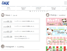 Tablet Screenshot of crux.jp